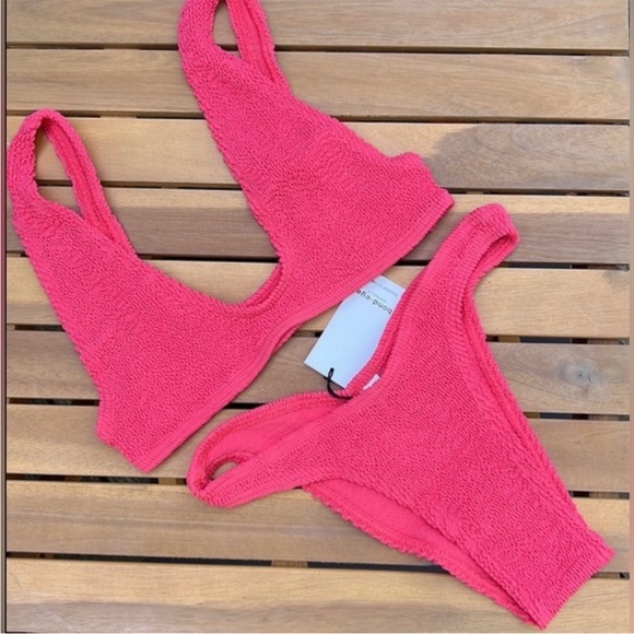 Bound by Bond-eye Set Scout Swim Bikini Top and Scene Bikini Bottom NWT Ribbed - Picture 5 of 14